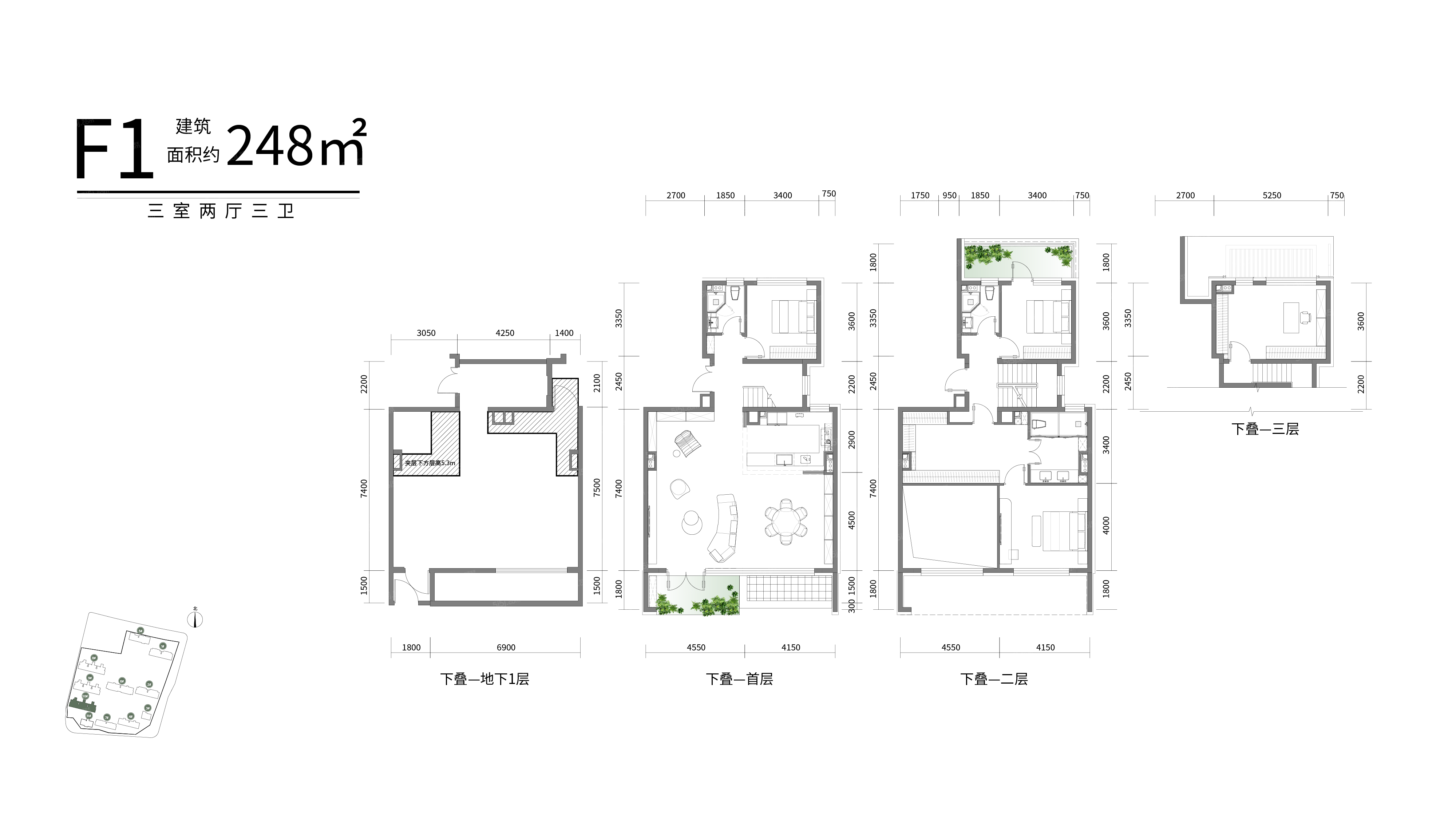 兴创沐春墅3室2厅3卫