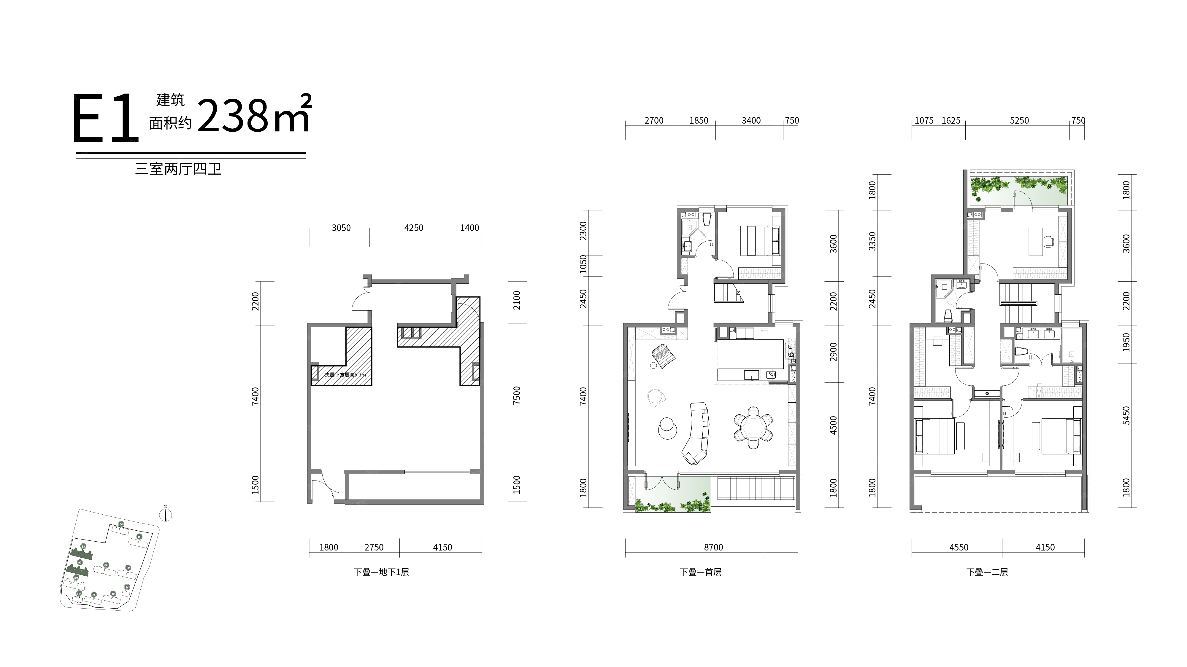 兴创沐春墅3室2厅4卫