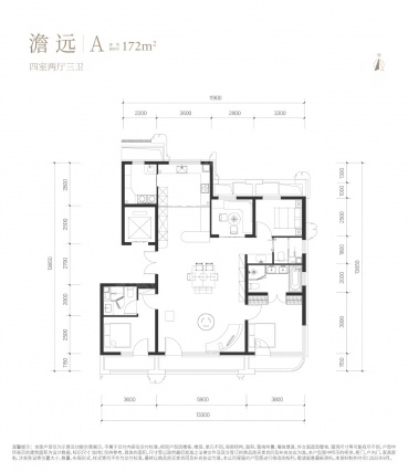 4室2厅3卫户型详情