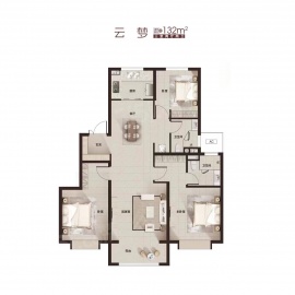 金隅云筑3室2厅2卫