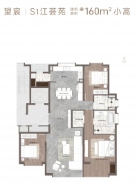 融创梅江壹号院3室2厅2卫