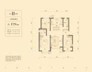 3室2厅2卫户型图