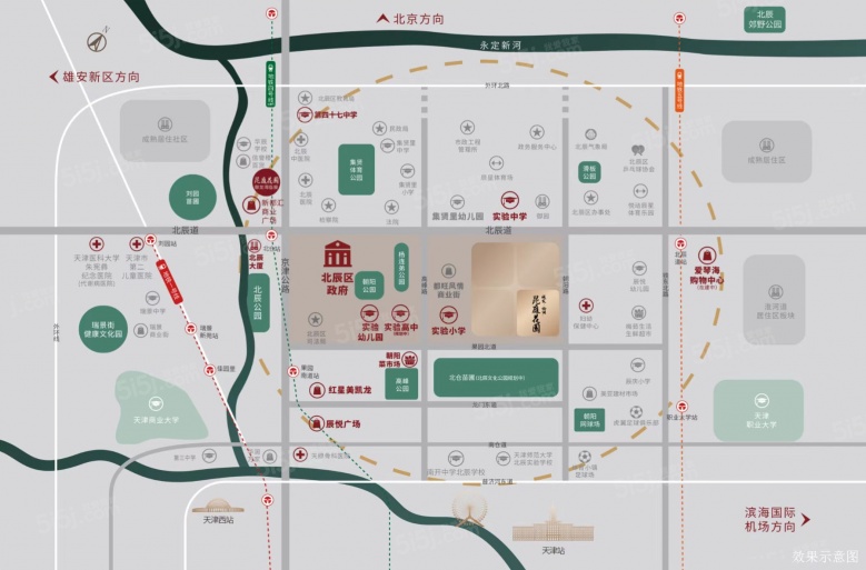 格调昆庭花园区位图