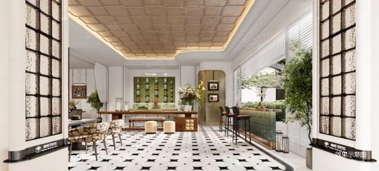 格调昆庭花园效果图