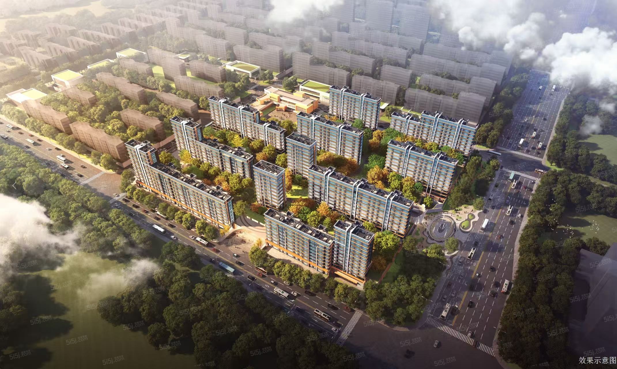 格调昆庭花园效果图