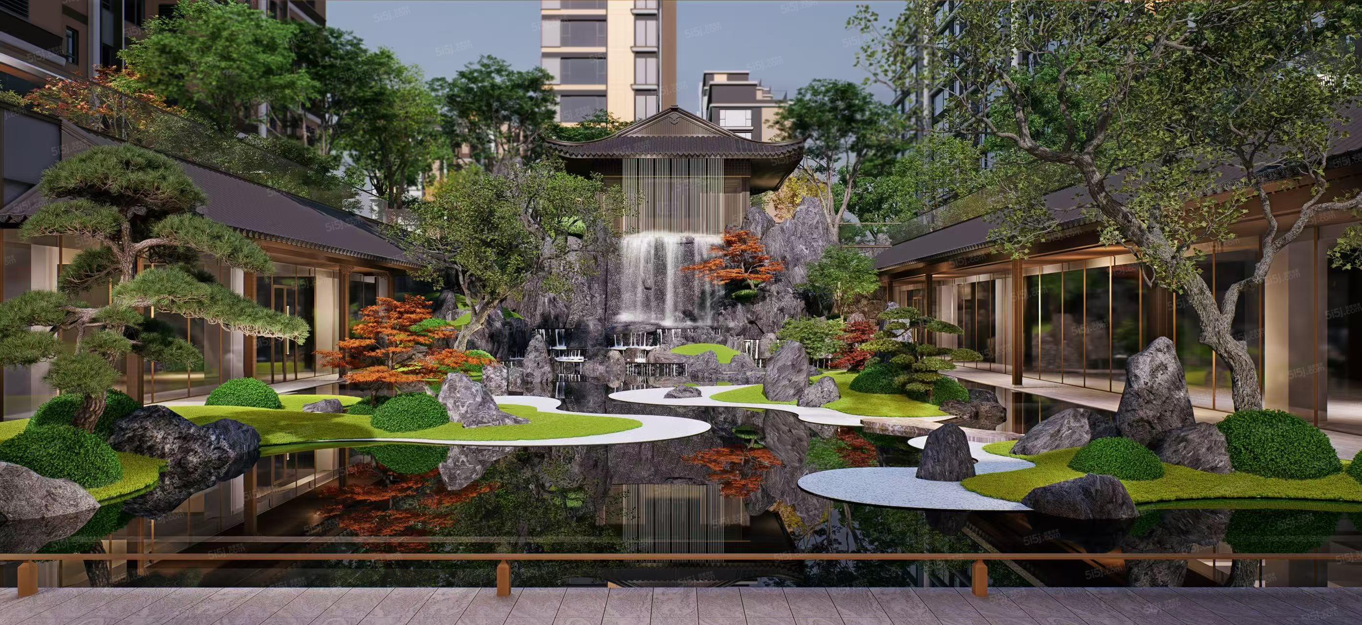 格调昆庭花园效果图