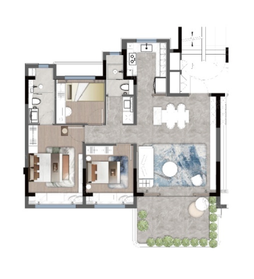 中铁青云府3室2厅2卫