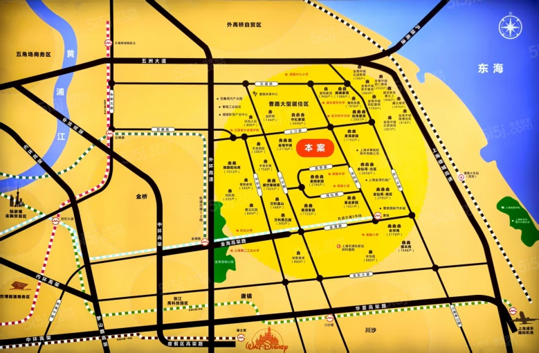 恒越荣欣广场区位图