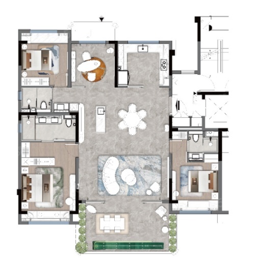 中铁青云府4室2厅3卫