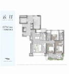 3室2厅2卫户型图