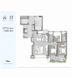 龙湖峯云境3室2厅2卫