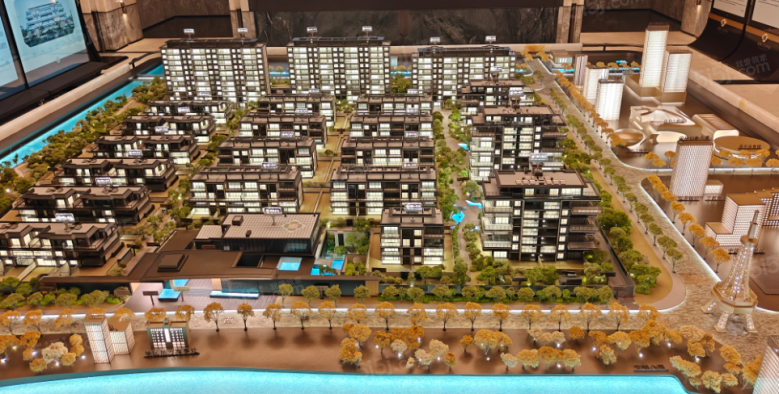 龙湖东吴原著沙盘图