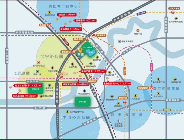 中联幸福里区位图