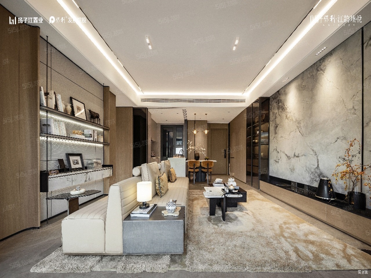 扬子保利江韵瑧悦样板间
