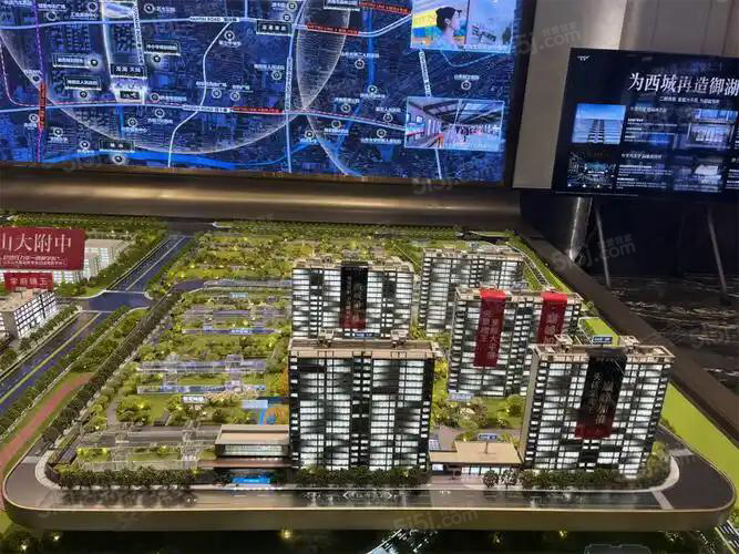 龙湖·御湖境沙盘图