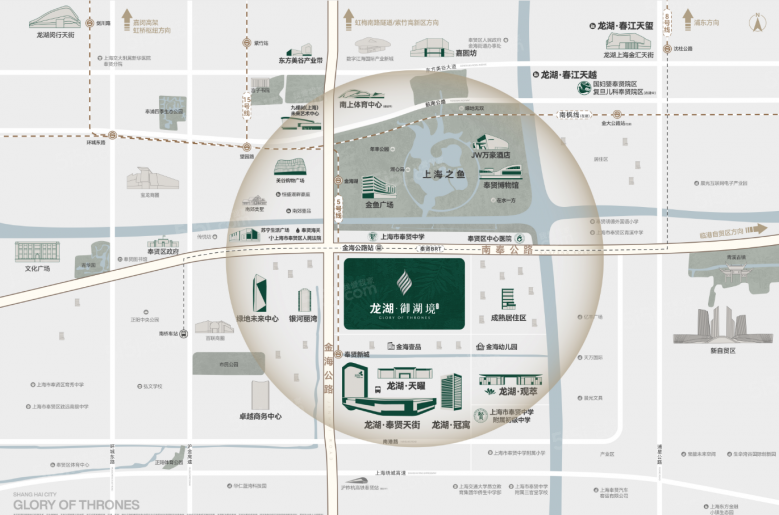 龙湖·御湖境区位图