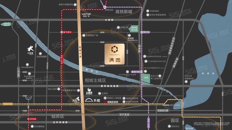 满园区位图