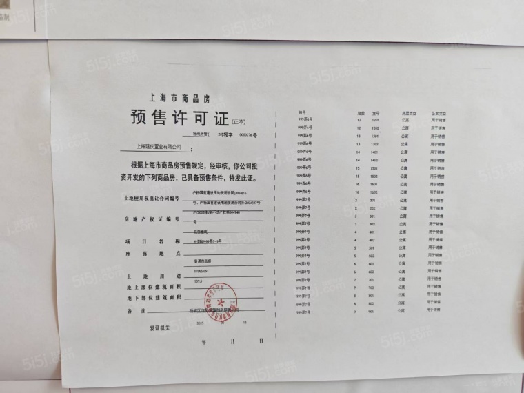 保利外滩启park77预售许可证