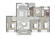 4室2厅2卫户型图