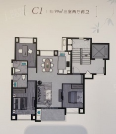 恒文璞悦江南3室2厅2卫