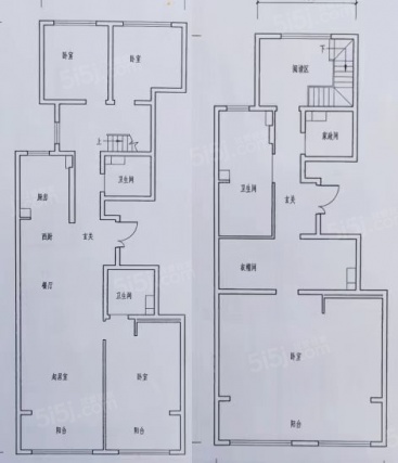 4室2厅3卫户型详情