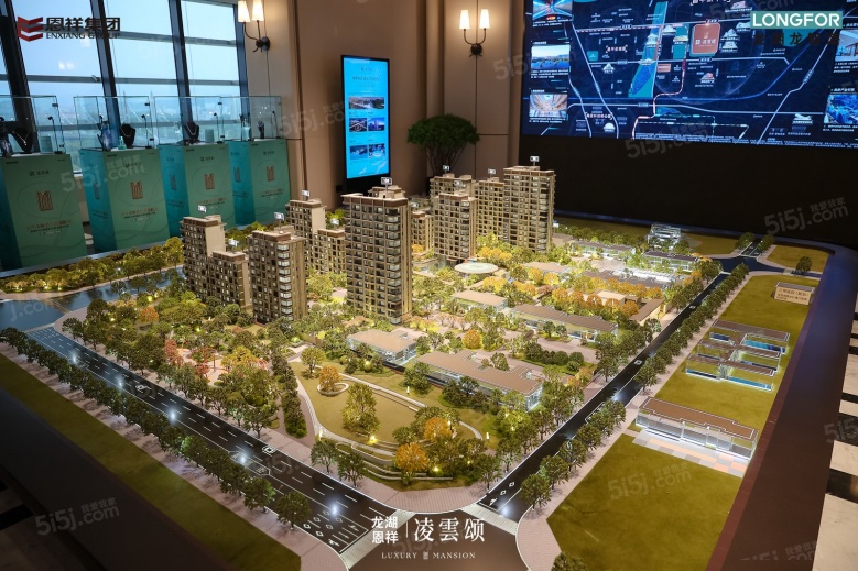 龙湖恩祥·凌雲颂沙盘图