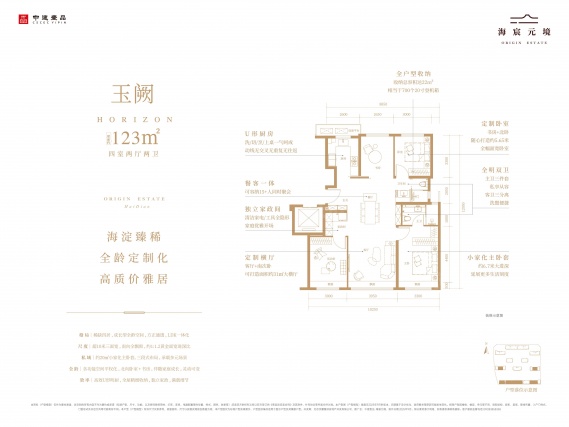 4室2厅2卫户型详情