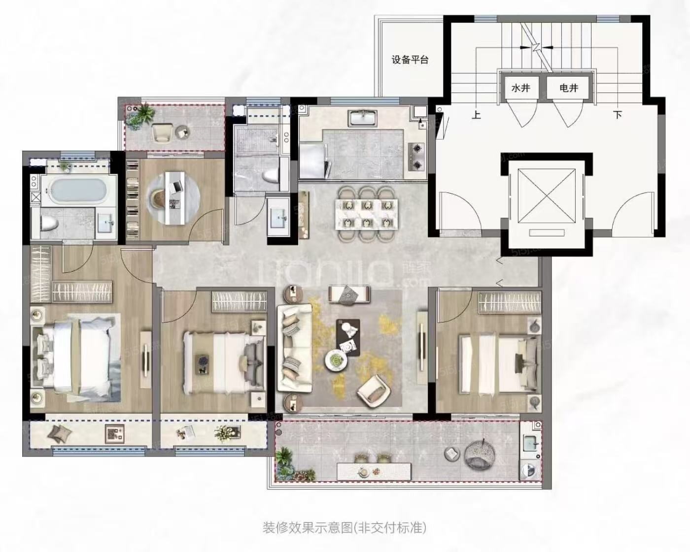 又见江南院4室2厅2卫