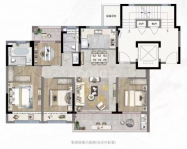 4室2厅2卫户型图