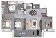 4室2厅2卫户型图