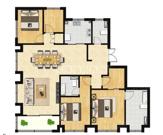 中企云萃森林4室2厅3卫