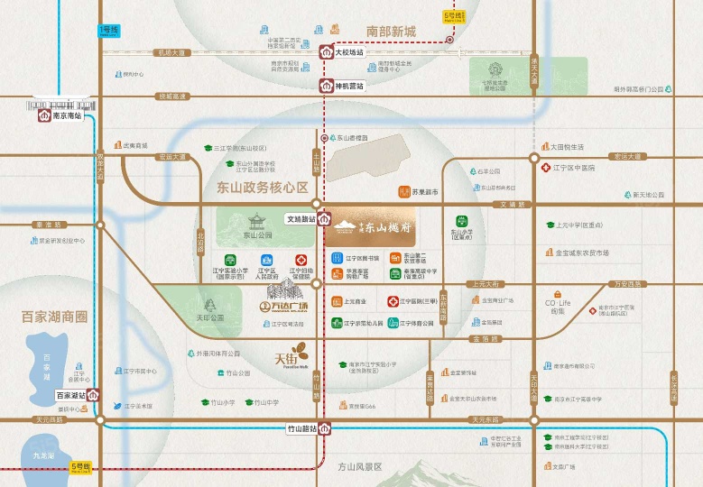 中建东山樾府区位图