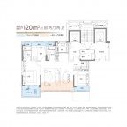 3室2厅2卫户型图
