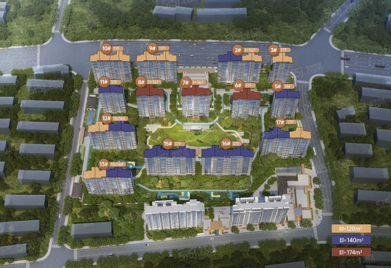 中建东山樾府沙盘图