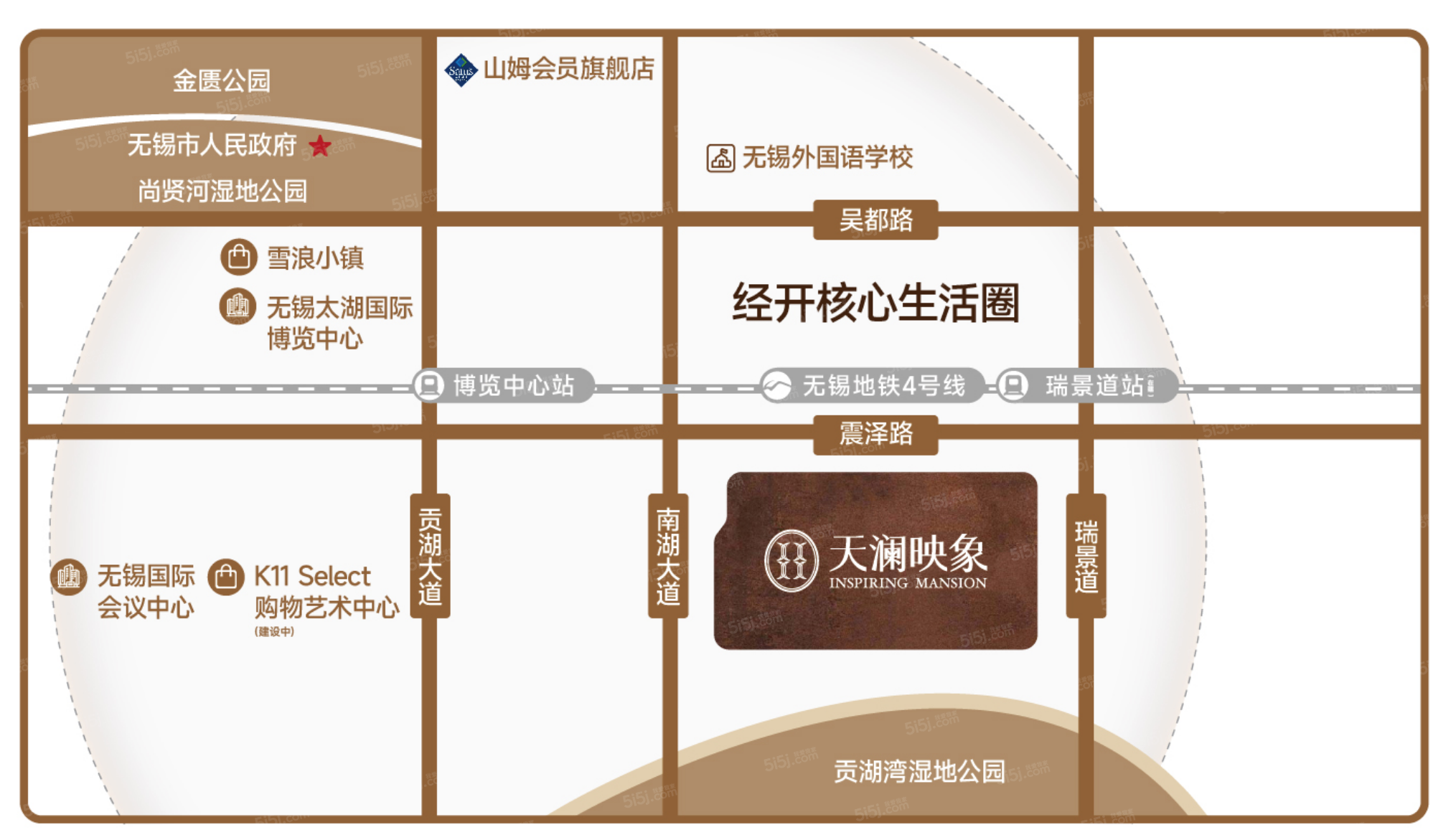 万科天澜映象区位图