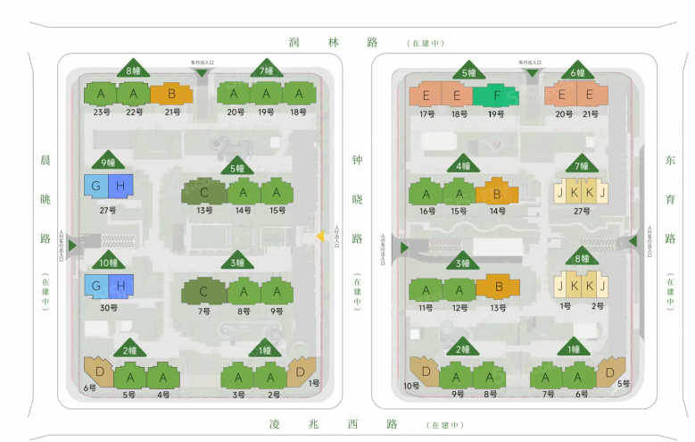 中企云萃森林沙盘图