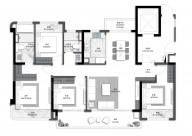 4室2厅2卫户型图