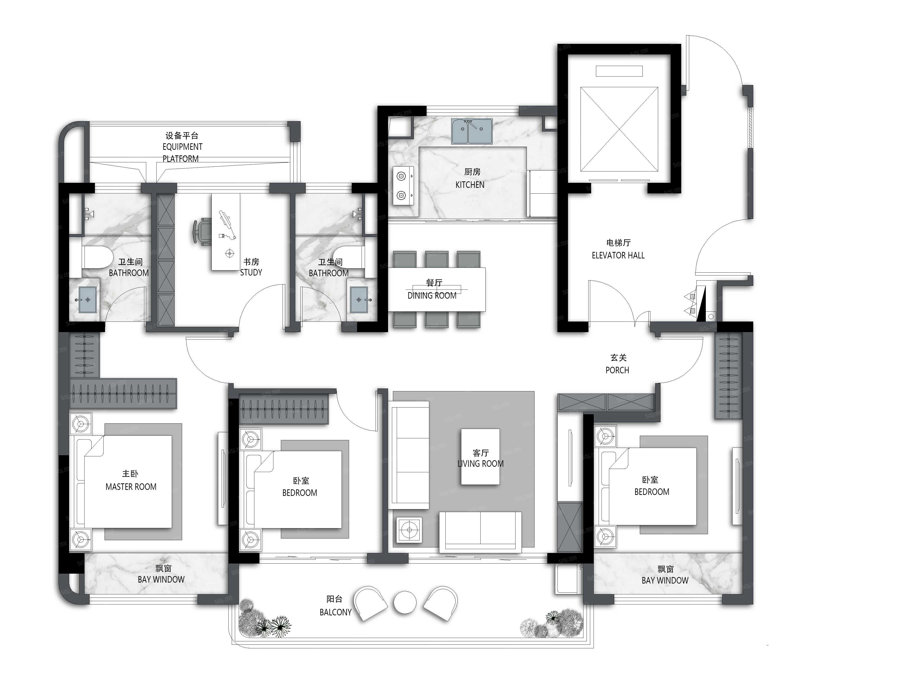 南长上境4室2厅2卫