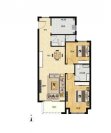 静安玺樾2室2厅2卫