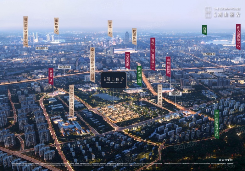 天阳.湖山丽舍区位图