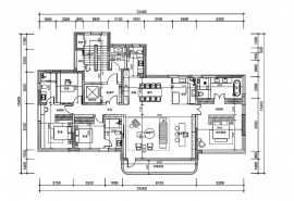 4室2厅4卫户型图