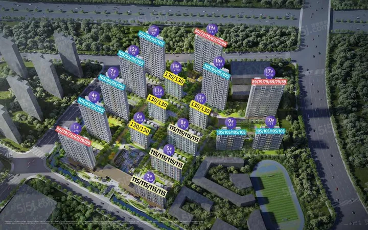 联发雨花新澍效果图