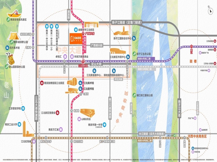 映象星潮区位图