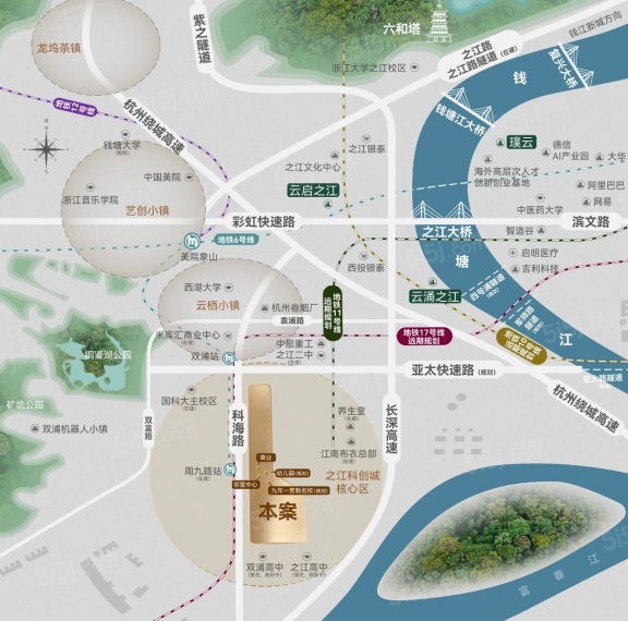 建发云之城区位图