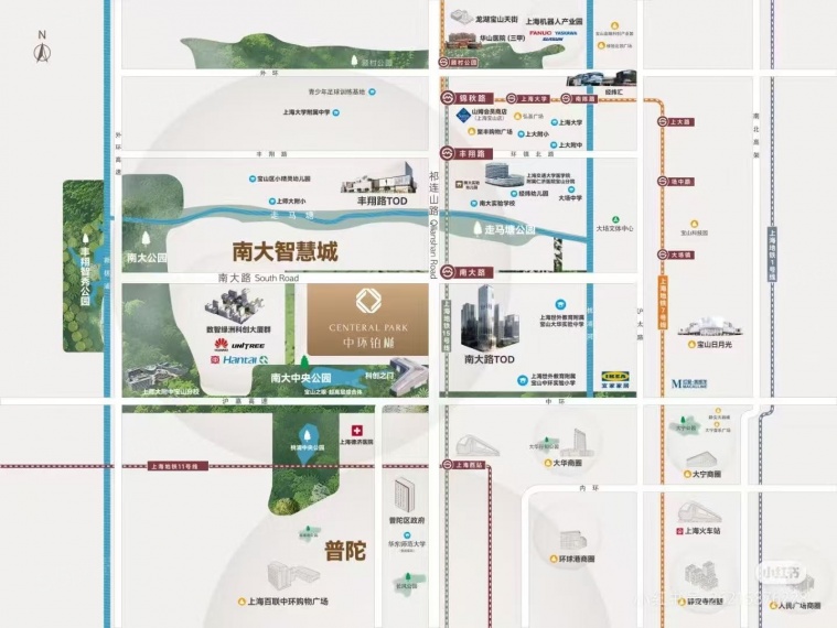 中环铂樾区位图