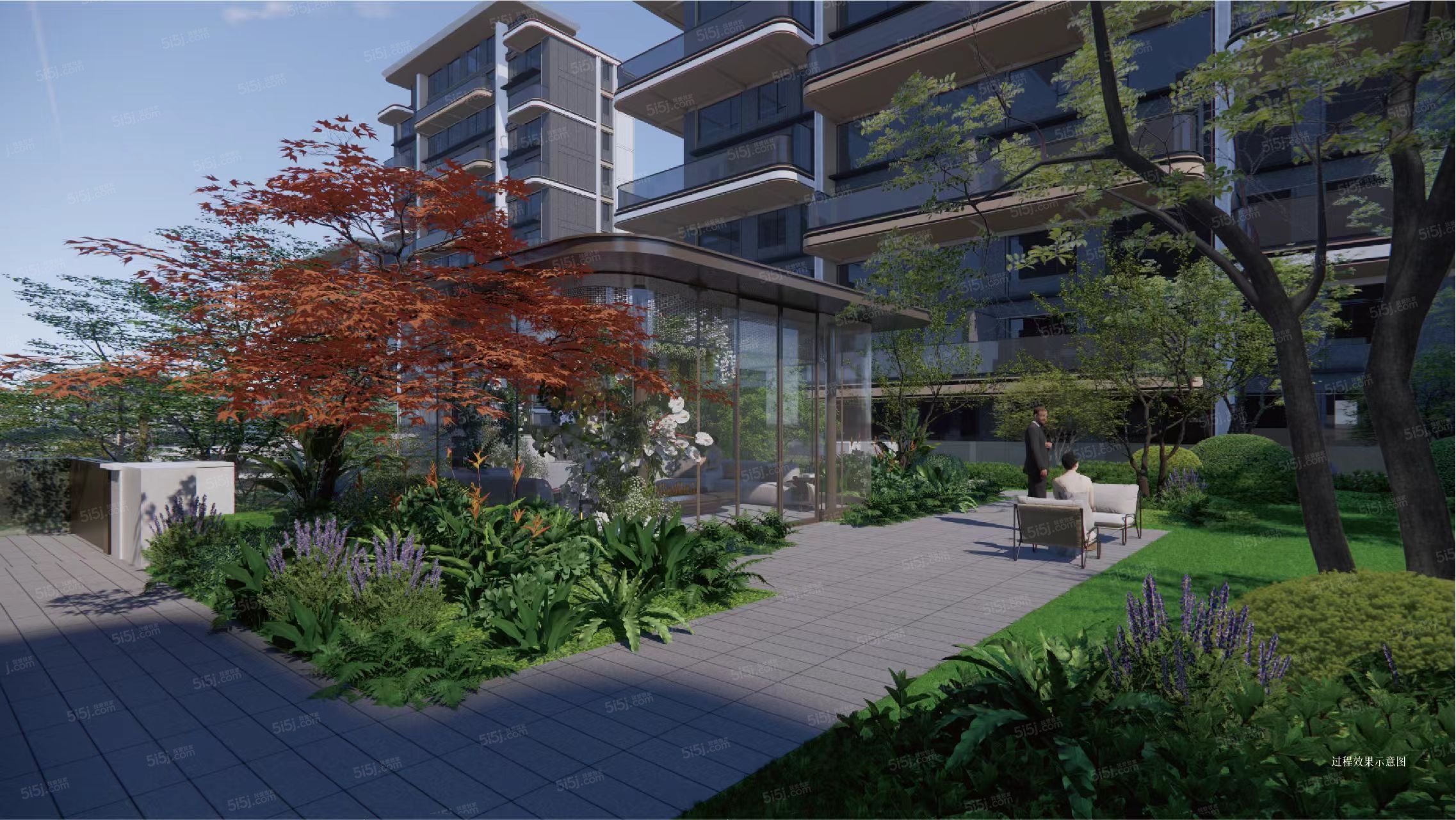 蓝城海潮月华效果图