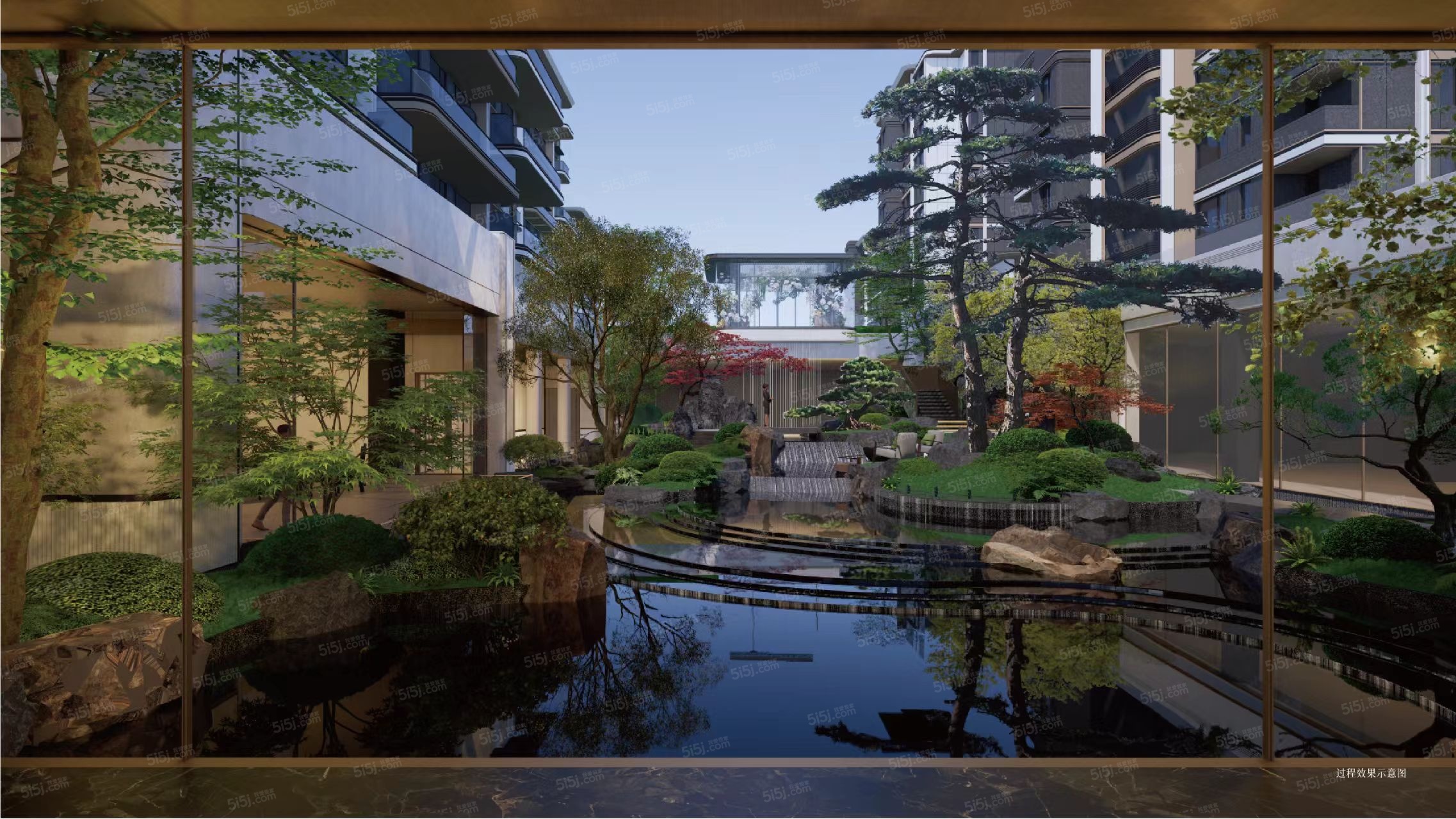 蓝城海潮月华效果图