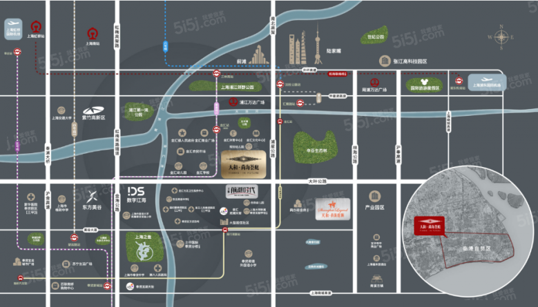 天和尚海荟庭区位图