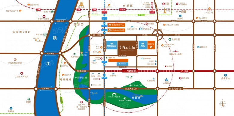 青云上品区位图