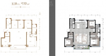 绿城玉百合3室2厅2卫